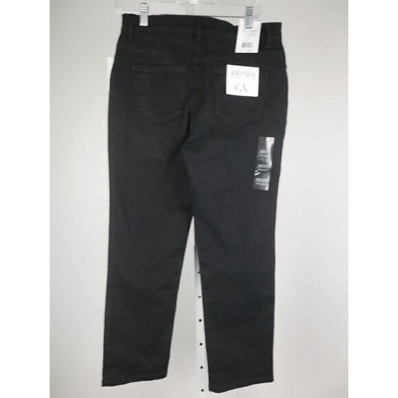 Gloria Vanderbilt Women's Petite Short Amanda High Rise Straight-Leg Jeans 10P - Picture 2 of 10